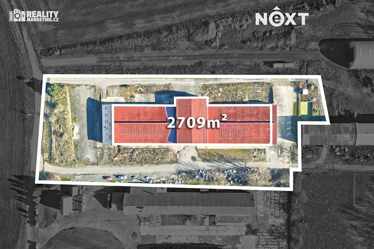 Pronájem skladového prostoru 2417 m²
